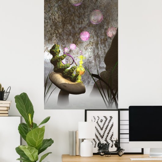 Poster Le Caterpillar et l'affiche Hookah (Bureau à domicile)