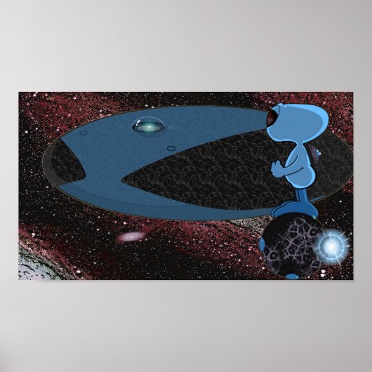 Poster Le cavalier de la sphère de Qwiby (Devant)