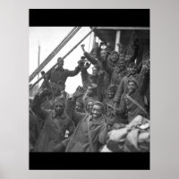 Le célèbre 369ème arrive à N.Y. City_War Image