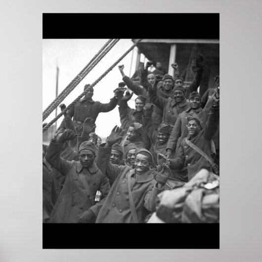 Poster Le célèbre 369ème arrive à N.Y. City_War Image (Devant)