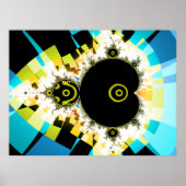 Poster Le Célèbre Ensemble Full Mandelbrot Set Fractal Ar (Devant)