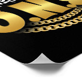 Poster Le célèbre Hip hop d'une vieille école Funny 1st B (Coin)