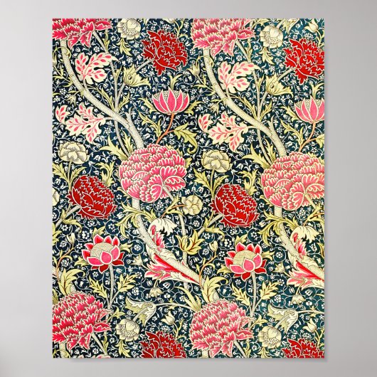 Poster Le célèbre motif Cray de William Morris (Devant)