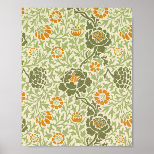 Poster Le célèbre motif de William Morris's Daisy