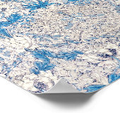 Poster Le célèbre motif Honeysuckle de William Morris (Coin)