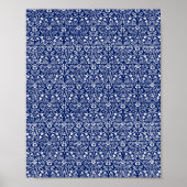 Poster Le célèbre oeil motif de William Morris (Devant)