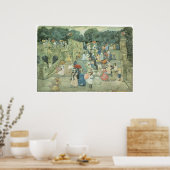 Poster Le centre commercial, partie centrale, 1901 Mauric (Cuisine)