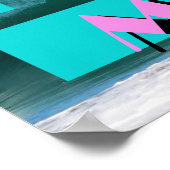 Poster Le centre commercial Rad "MIAMI : Ocean Wave" 19po (Coin)