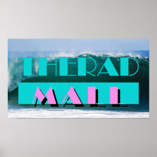 Poster Le centre commercial Rad "MIAMI : Ocean Wave" 19po