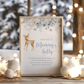 Poster Le cerf bleu d'hiver, quelle taille est le jeu du 