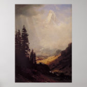 Poster Le Cervin d'Albert Bierstadt, 1867 (Devant)