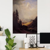 Poster Le Cervin d'Albert Bierstadt, 1867 (Bureau à domicile)