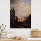 Poster Le Cervin d'Albert Bierstadt, 1867 (Cuisine)