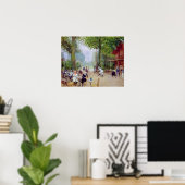 Poster Le Chalet du Cycle dans le Bois de Boulogne (Bureau à domicile)