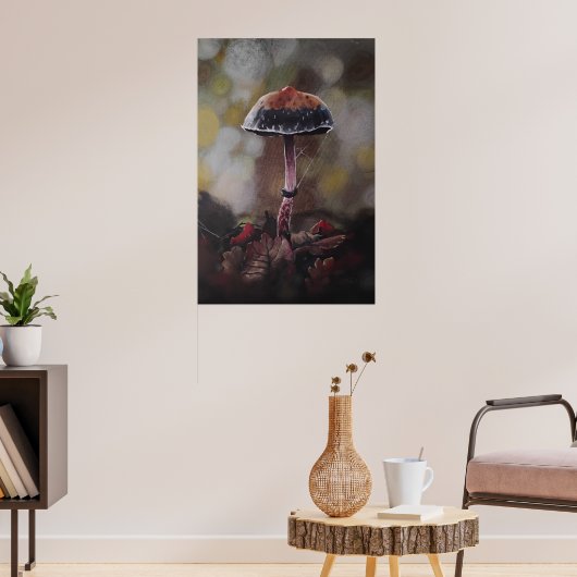 Poster Le Champignon Blessé (Salon 3)
