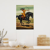 Poster Le champion du tir à l'arc (Cuisine)