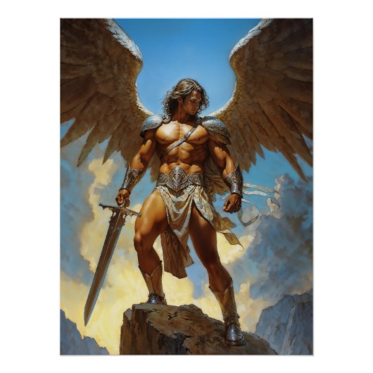 Poster Le champion forgé par le ciel Archange Michel (Devant)