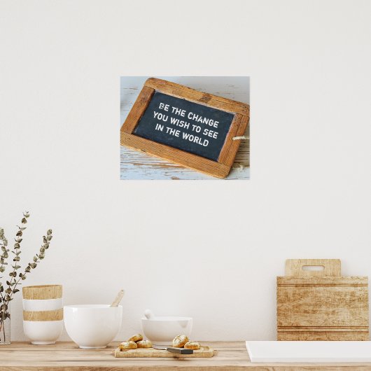 Poster "Le changement (Cuisine)