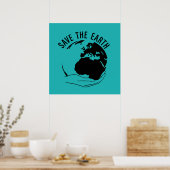 Poster le changement climatique est réel (Cuisine)