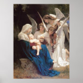 Poster Le Chant des Anges (1881) de Bouguereau (Devant)
