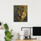 Poster Le chanteur aveugle, 1828 (Bureau à domicile)