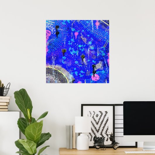 Poster Le chaos de l'esprit (Bureau à domicile)