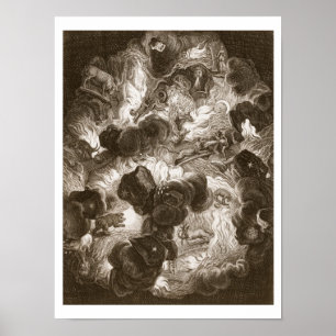 Poster Le chaos, gravé par Bernard Picart (1673-1733),