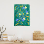 Poster Le chaos primitif par Hilma af Klint (Cuisine)
