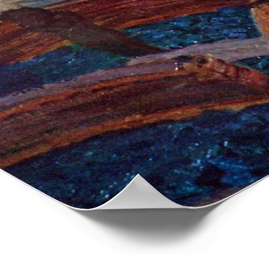 Poster Le charbon de Claude Monet (Coin)