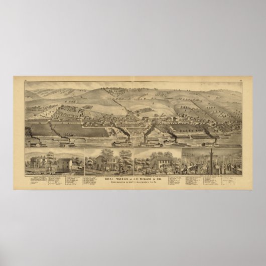 Poster Le charbon de Davosburgh (Devant)