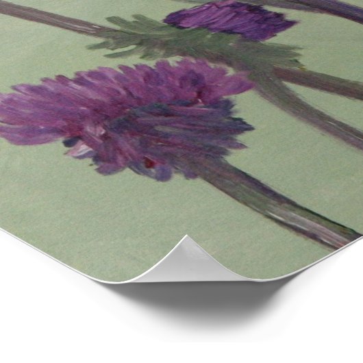 Poster "Le chardon de Tristan" (Coin)