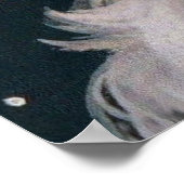 Poster Le charmant Père Noël Vintage (Coin)