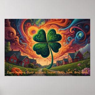 Poster Le charme de Clover : un voyage de chance