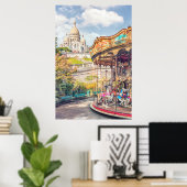 Poster Le charme de Paris (Bureau à domicile)