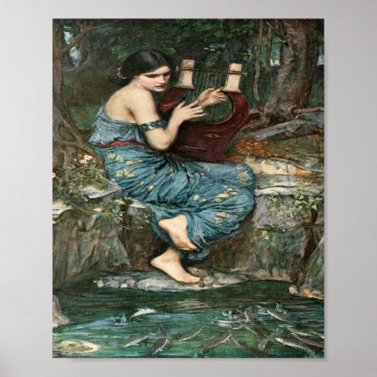 Poster Le Charmer De John William Waterhouse (Devant)