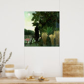 Poster Le charmeur des serpents par Henri Rousseau (Cuisine)