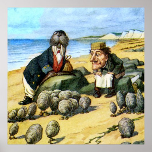 Poster Le charpentier et le morse au pays des merveilles (Devant)