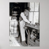 Poster Le charpentier sage (Devant)