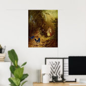 Poster Le chasseur de papillons (Bureau à domicile)