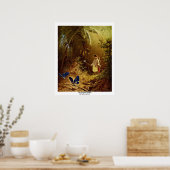 Poster Le Chasseur De Papillons Par Spitzweg Carl (Cuisine)