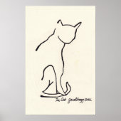 Poster Le chat (Devant)
