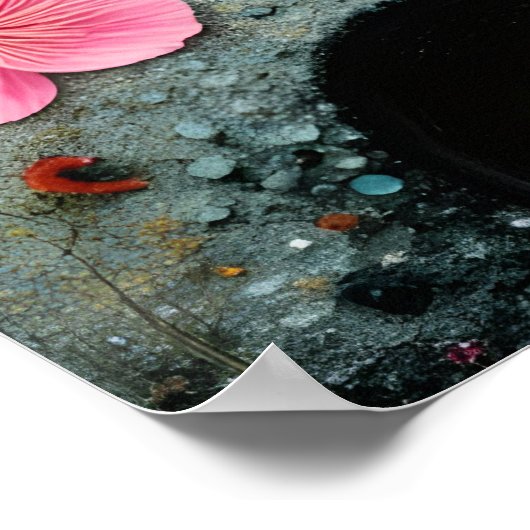 Poster Le chat à pêche (Coin)