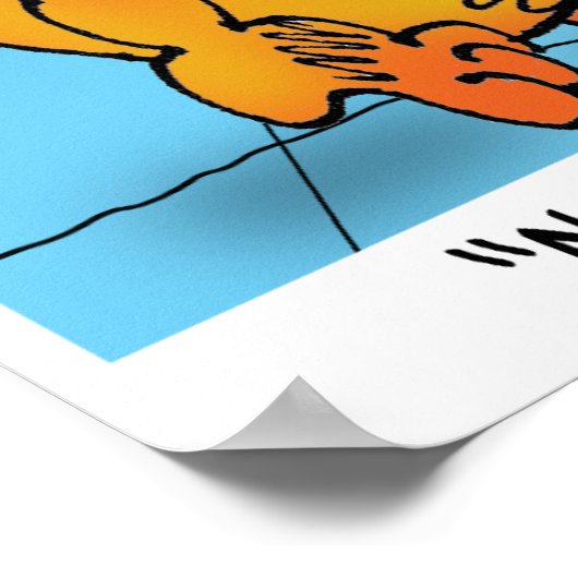 Poster Le chat cache l'oeuf de Pâques (Coin)