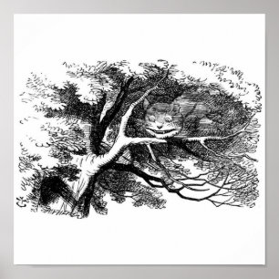 Poster Le chat cheshire