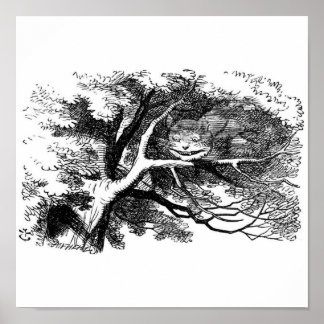 Poster Le chat cheshire