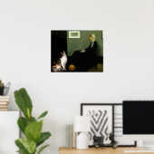 Poster Le chat de la mère de Whistler (Bureau à domicile)