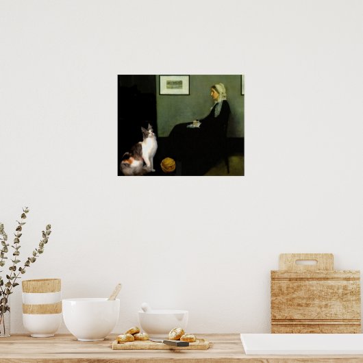 Poster Le chat de la mère de Whistler (Cuisine)