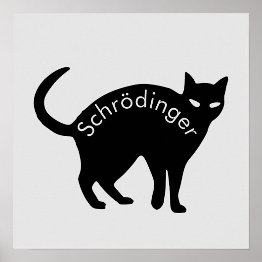 Poster Le chat de Schrödinger (Devant)