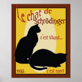 Poster Le chat de Schrodinger (Devant)
