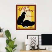 Poster Le chat de Schrodinger (Bureau à domicile)